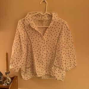 Sezane Floral Blouse